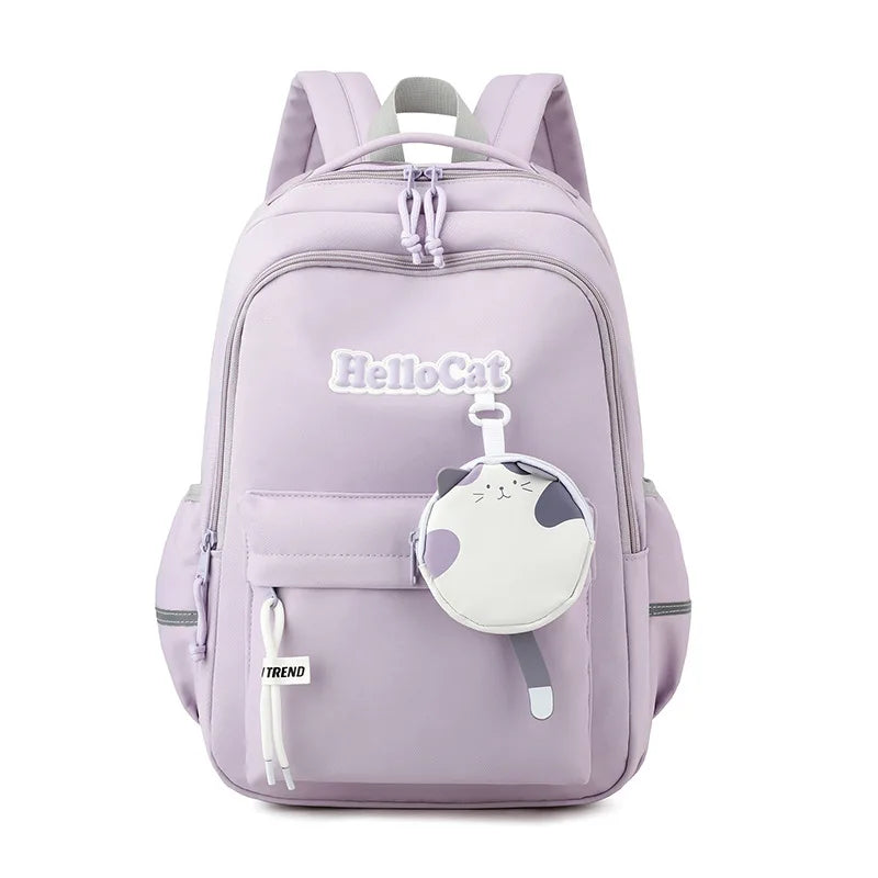 Large Capacity Backpacks Teenage Girls Junior Middle School Students Book Bag Breathable Shoulder Backpack Kawaii Schoolbag