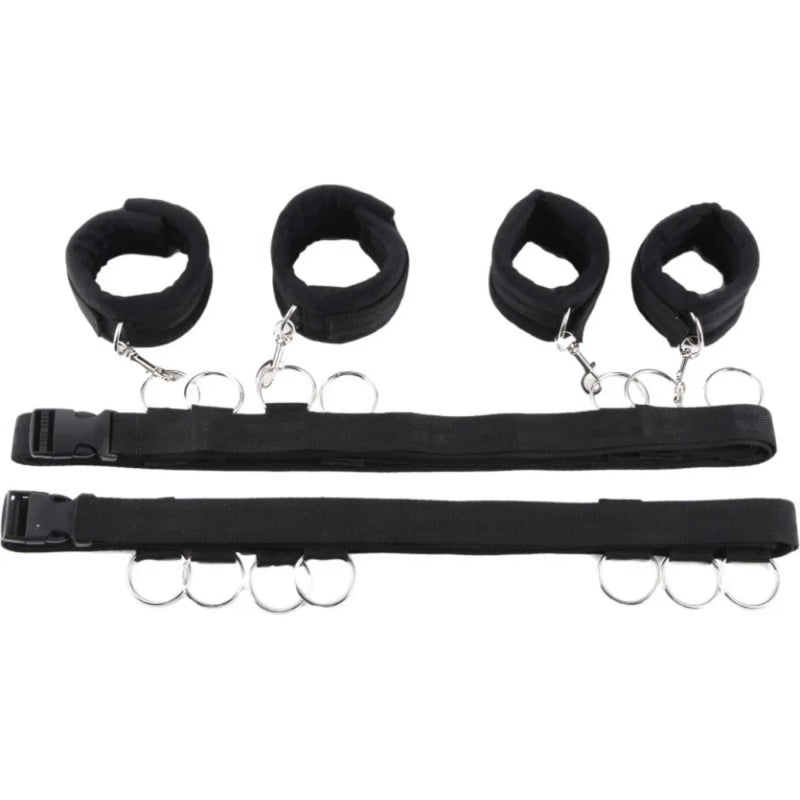 Conjunto bdsm de brinquedo, algemas sexuais para casal, kit adulto, algema sexual bdsm, venda, strapon, cama, bondage, escravo, sadomasochismo