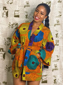 Vestidos de impressão africano para mulheres dashiki cinto geométrico femme vestido roupas africanas plus size retro áfrica natal robe