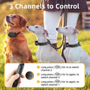 ROJECO Elétrica Dog Training Collar, Controle Remoto, IPX7 Impermeável, Vibrador Elétrico, Casca, Stop Shock, Pet, Puppy