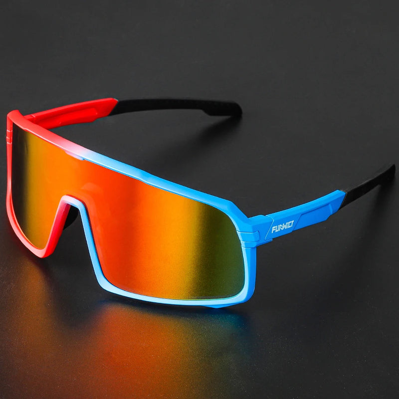 Óculos esportivos masculinos polarizados óculos de sol bicicleta mtb ciclismo uv400 óculos para pesca caminhadas jogging golfe beisebol