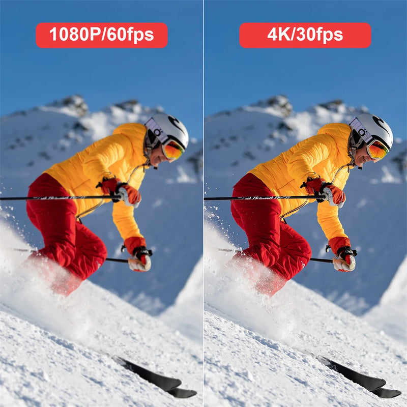 SJCAM C100 Plus Action Camera 4K 30M à prova d'água 2.4G WiFi Action Sport action cam EIS capacete de bicicleta motocicletas