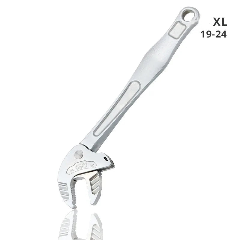 Nova chave de catraca de imitação de garra de caranguejo multifuncional com ferramentas de alicate de chave ajustável de grande abertura adaptável rápida
