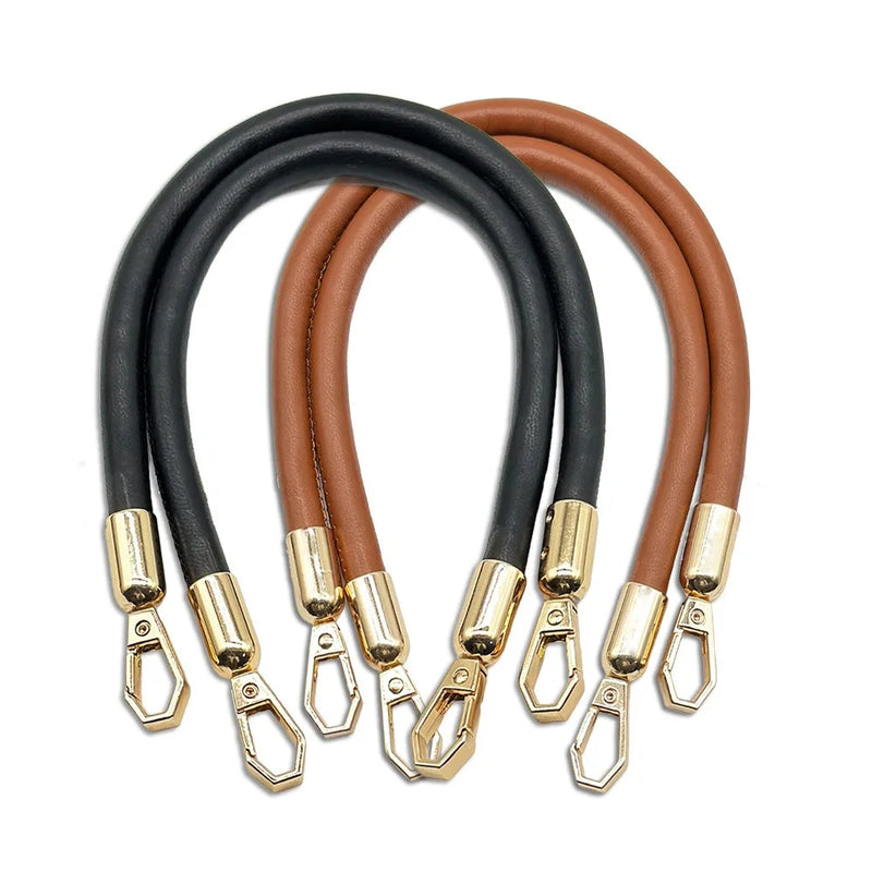 40CM PU Leather Bag Belt Gold Chain Buckle Handle Handbag Strap Women's Bag Handles Shoulder Bag Straps Replacement Accessories