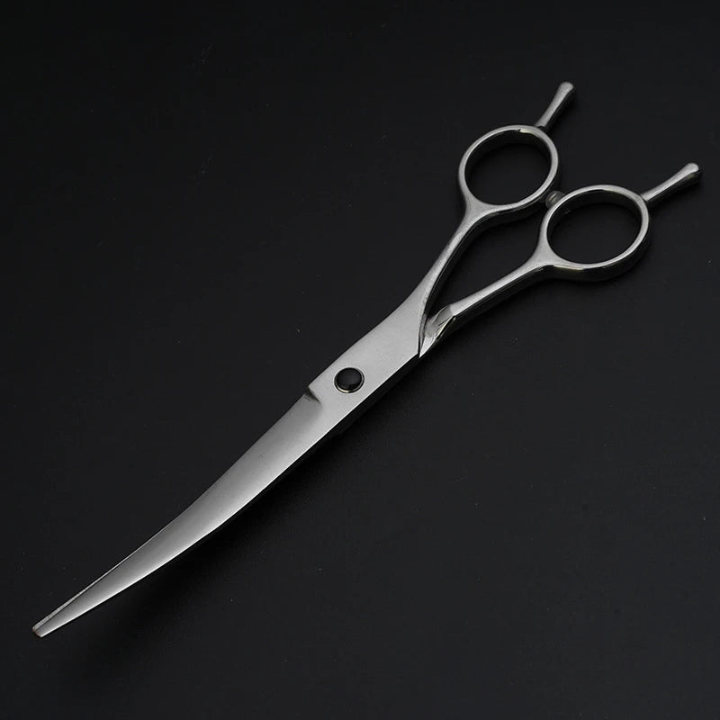 Pet Grooming Scissors Dog Hair Tool Set Professional Trimming Scissors Bent Scissors Teddy Haircutting Scissors Pet Clippers