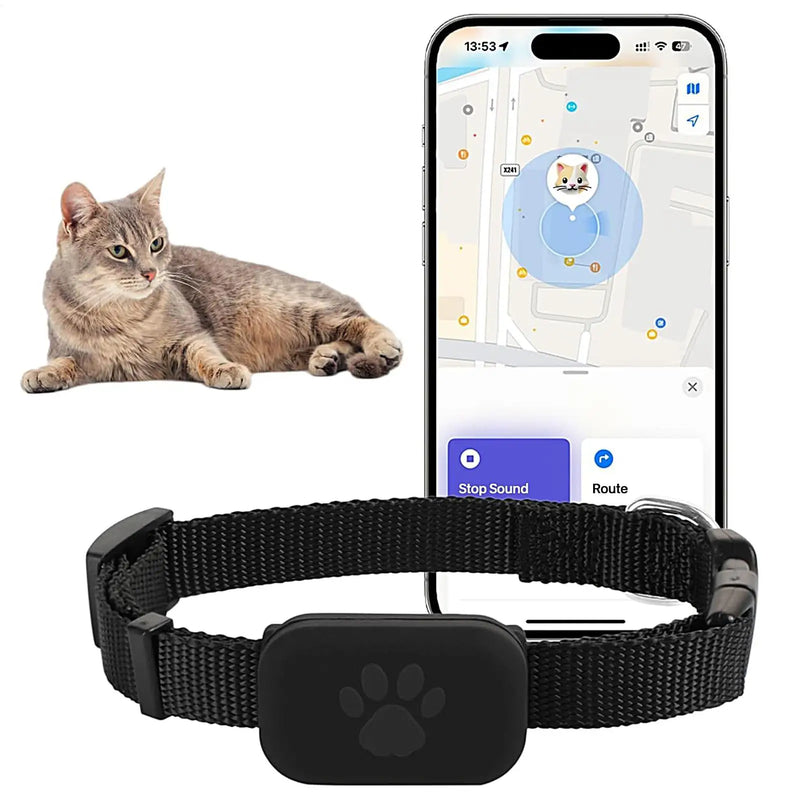 Gato gps gato colla proteção de segurança bateria de longa duração pet gato localização suprimentos para filhote de cachorro médio grande