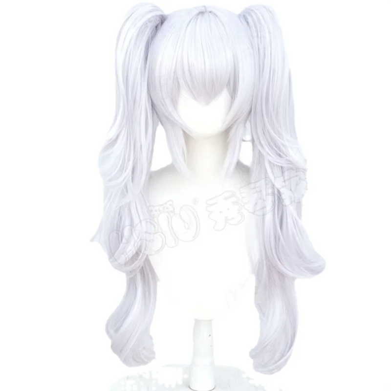 Laffey Cosplay Wig Fiber synthetic wig「HSIU」70cm Light purple long Wig+Wig cap Game Azur Lane Laffey Cosplay Wig