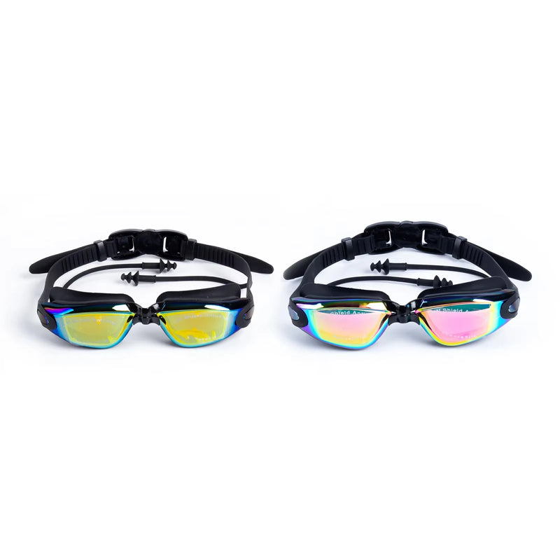 Óculos de natação Óculos de natação de armação grande HD grande angular antiembaçante proteção UV Óculos de natação para adultos sem vazamento