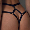Sexy perspectiva azul malha roupa interior feminina fantasia exótica sexy vestuário aberto g-string calças sexy lingerie transparente pijamas