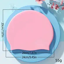 1pc Premium Unisex Silicone Swimming Cap  Waterproof Non slip Super Elastic for Diving  Everyday Use  Secure Fit Ultimate