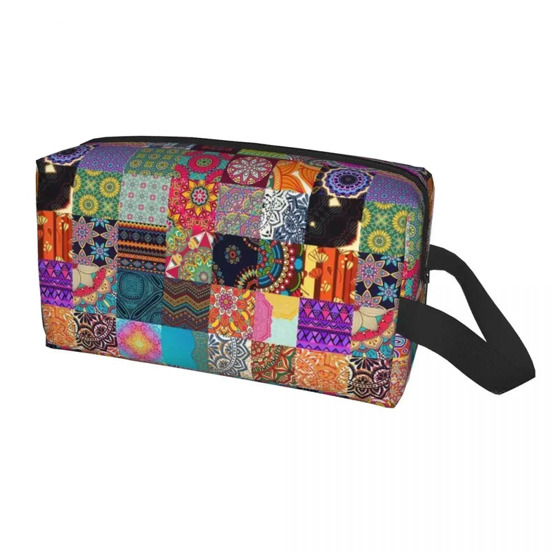 Bag Travel Cosmetic Organizer Fashion Traditional Africa Ethnic Pattern Storage Toiletry Bags