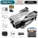 Profissional Z908 Pro Max Drone, 8K, GPS, Dual HD, Fotografia Aérea, FPV, sem escova, Evitar Obstáculos, Quadcopter, 9000m