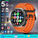 2025 novo relógio inteligente 4g/5g sim completo netcom wifi nfc gps 32gb relógios para homem 32gb de armazenamento câmera hd smartwatch para ios/android