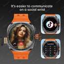 2025 novo relógio inteligente 4g/5g sim completo netcom wifi nfc gps 32gb relógios para homem 32gb de armazenamento câmera hd smartwatch para ios/android